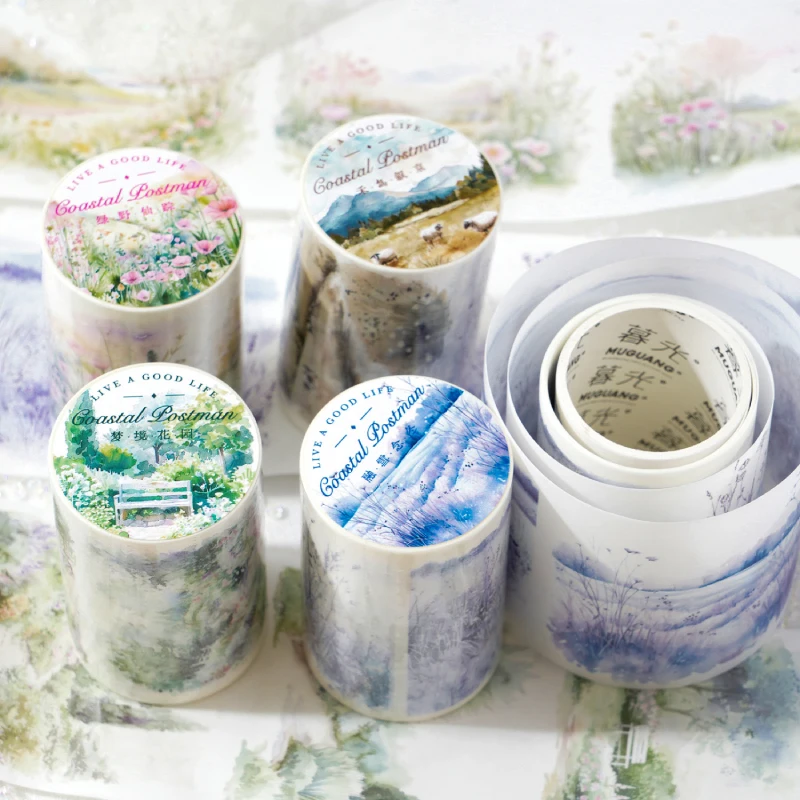 8packs/LOT Spread throughout the mountain breeze series cute lovely retro decorative adhesive paper masking washi tape