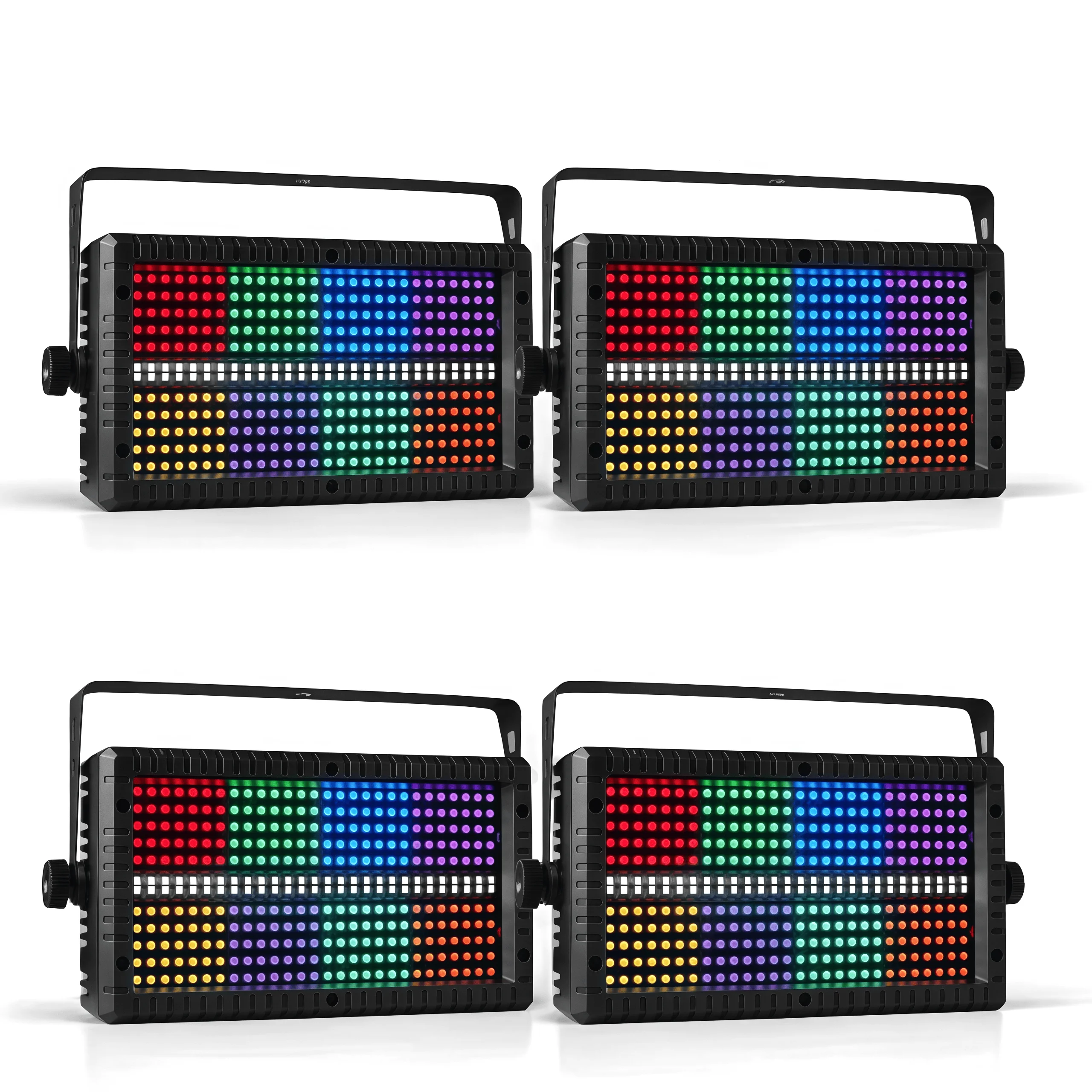 

4PCS/Lot 60W Mni LED Strobe RGBW 4in1 8 Zone &White 8000K 4 Zone DMX Super Bright Dj Wash Bar Strobe Stage Lighting Effects
