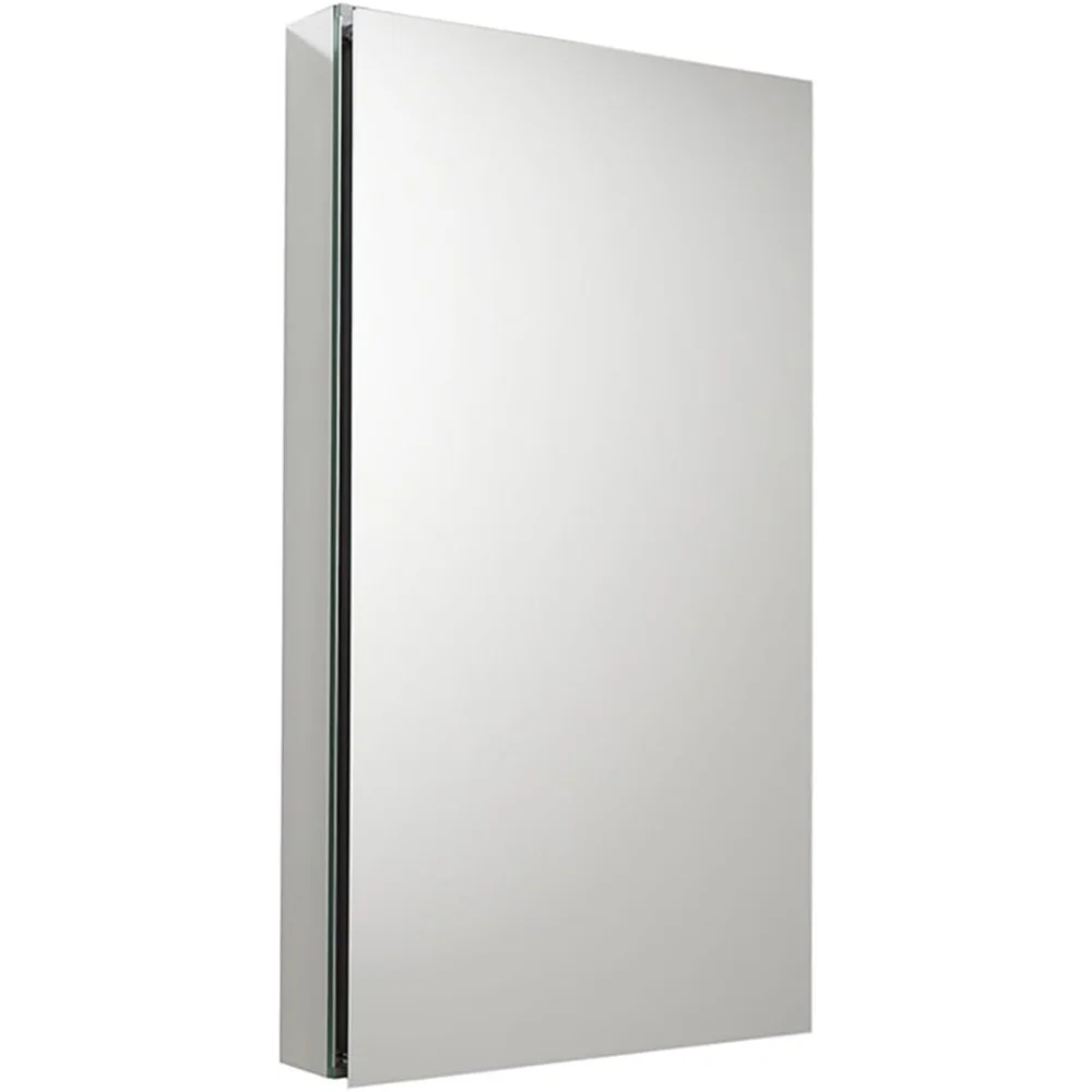 

Senza 20" W x 36" H Modern Bathroom Medicine Cabinet with Mirrors, Recessed or Wall-Mount Installation