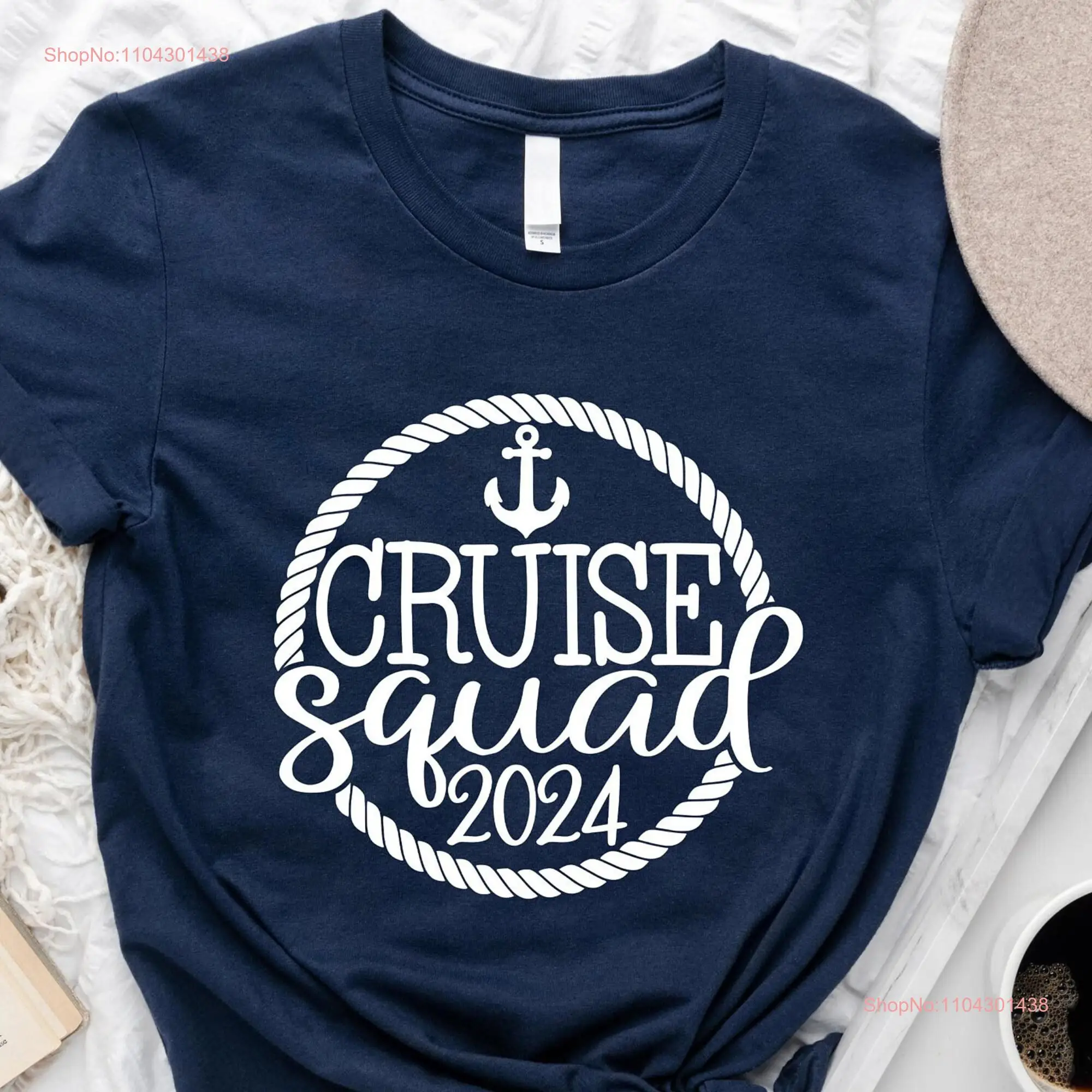 Cruise Squad 2024 T Shirt Birthday Family Vacation long or short sleeves