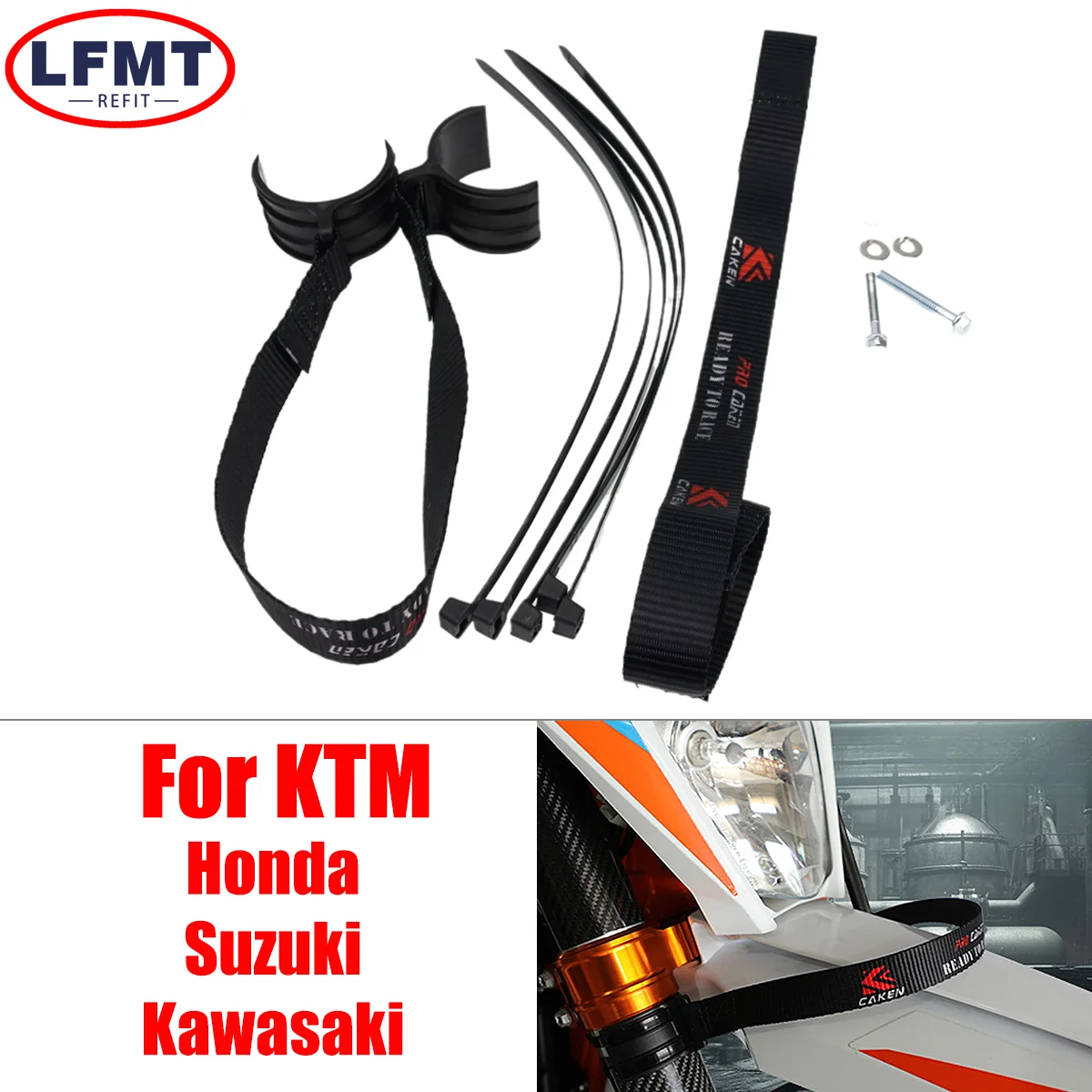 

For KTM Motocross Front Rear Holding Fender Pull Straps SX XC SXF XCF EXC XCW XCFW EXCF 125 150 250 300 350 400 450 2004-2016