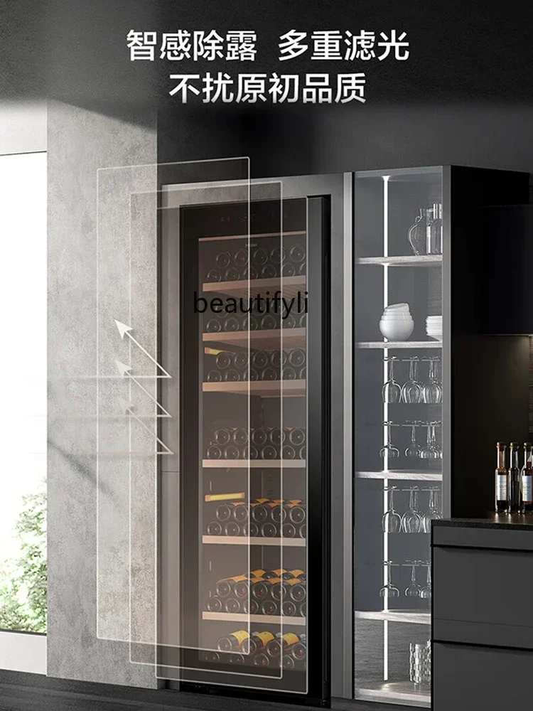 E132 Temperatura constante Gran capacidad Cave de vino Gabinete de vino Barra de hielo refrigerada Gabinete termostático electrónico Refrigera