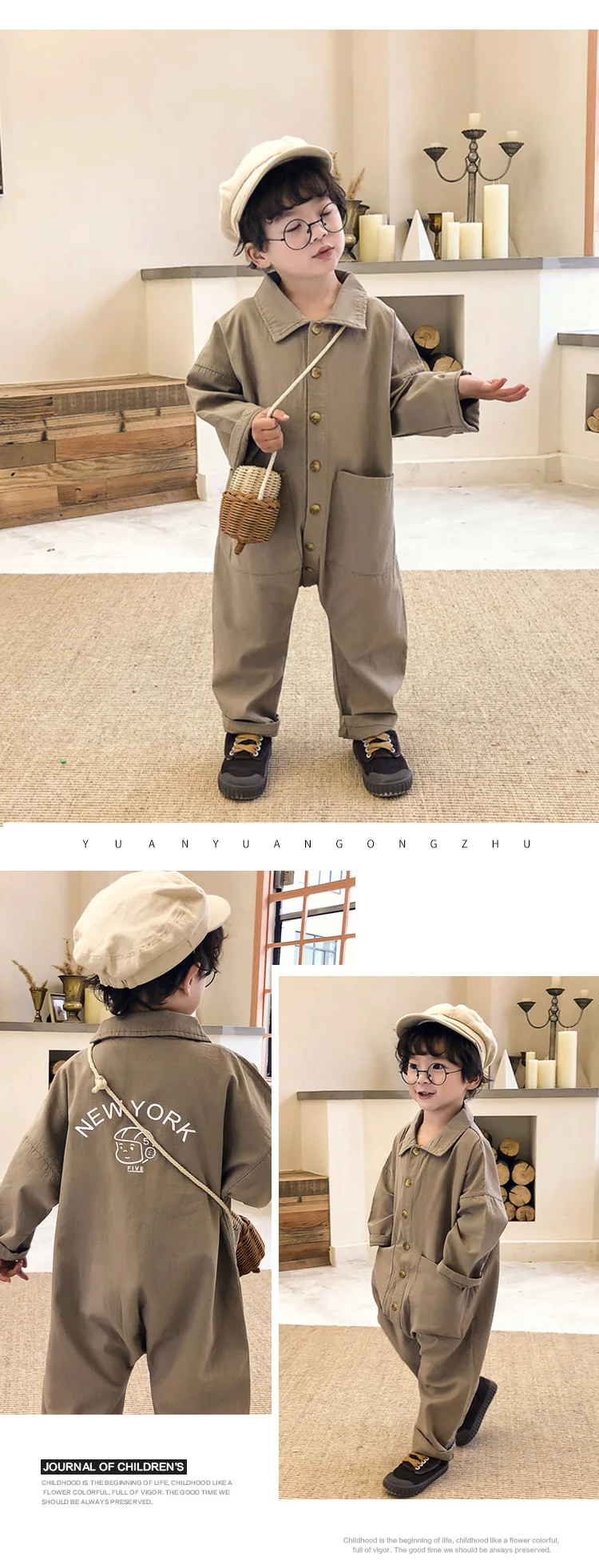 Mono de manga larga para niños, pantalones generales para bebés, ropa de  moda coreana para niños, monos para niños y niñas 2024 - AliExpress, image size:750x1963