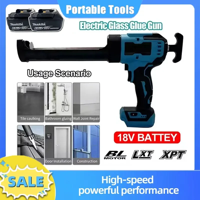 

Беспроводной пистолет для герметика Makita 18V: электрический клеевой пистолет для стекла, цемента, клея, герметика, инструмент для герметизации стеклянных дверей и окон