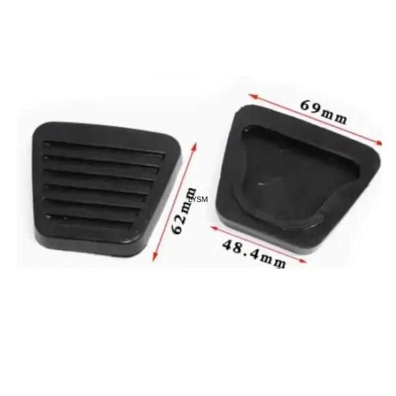 8978534131 2PCS U-37 Rubber pedal leather for clutch brake pedal of Isuzu Qingling Emperor 100P 600P automobile and freight car.