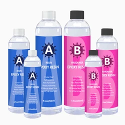1:1 Epoxy Resin Kit Crystal Clear Resin for Crafts,Resin Mold,Jewelry Making,Art Casting, 2 Part Clear Epoxy Resin Kit No Bubble