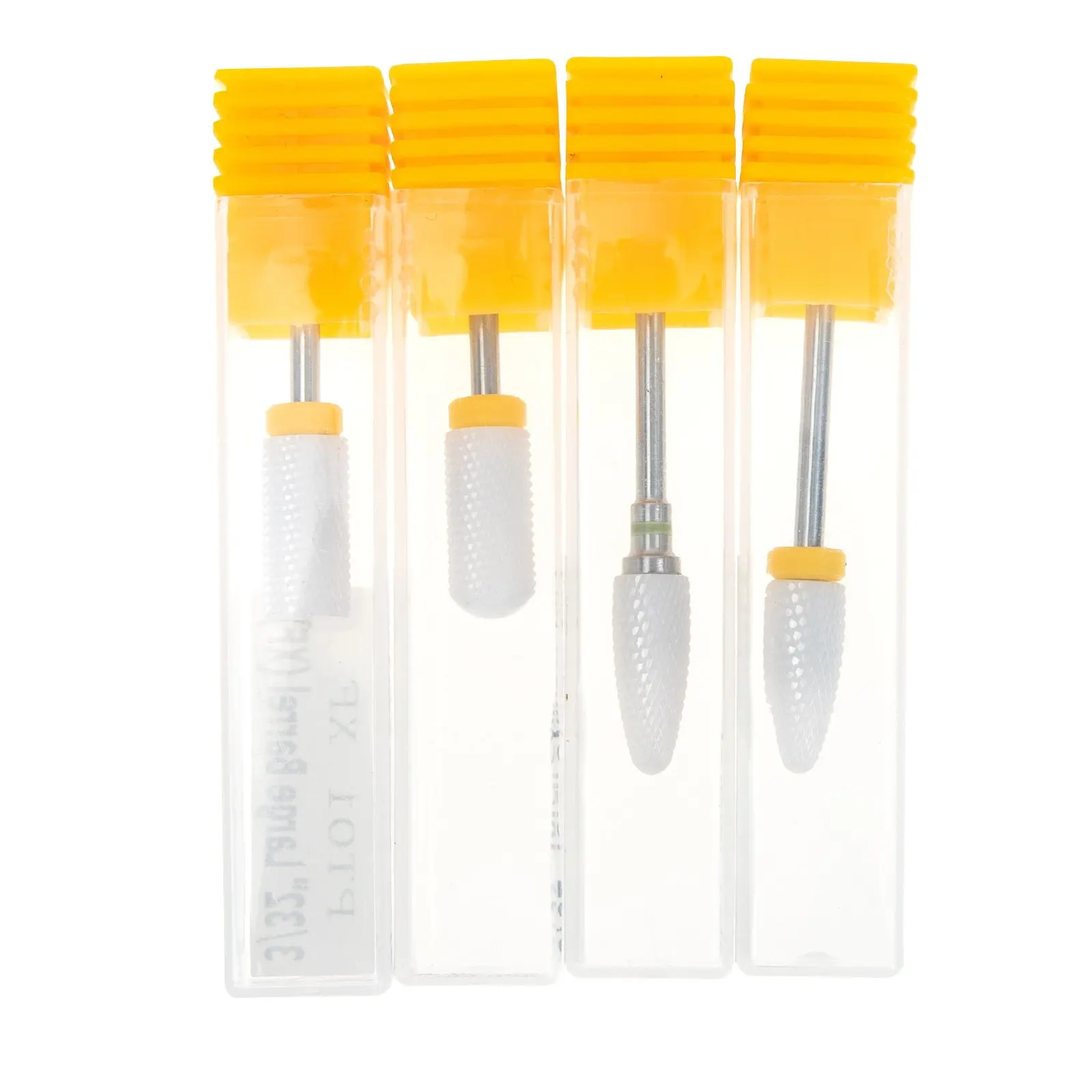 

Набор из 4 сменных керамических насадок для фрезеровки ногтей, для удаления кутикулы и полировки, для акрила