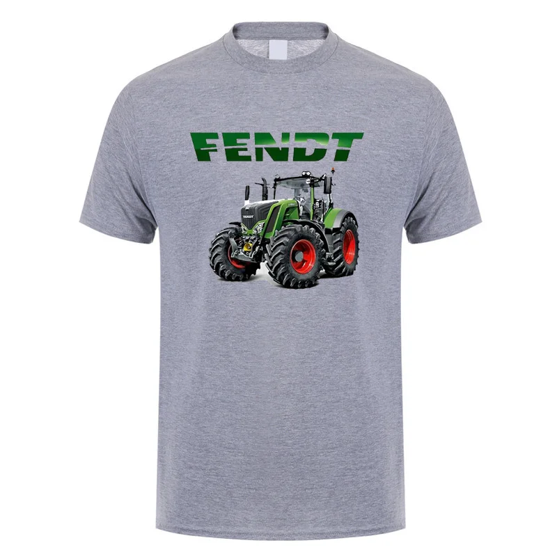 Fendt T Shirt Summer Men Cool Cotton Short Sleeve Fendt Agricultural Farming Tractors T-shirts Unisex Gift Tops Tee DZ-001