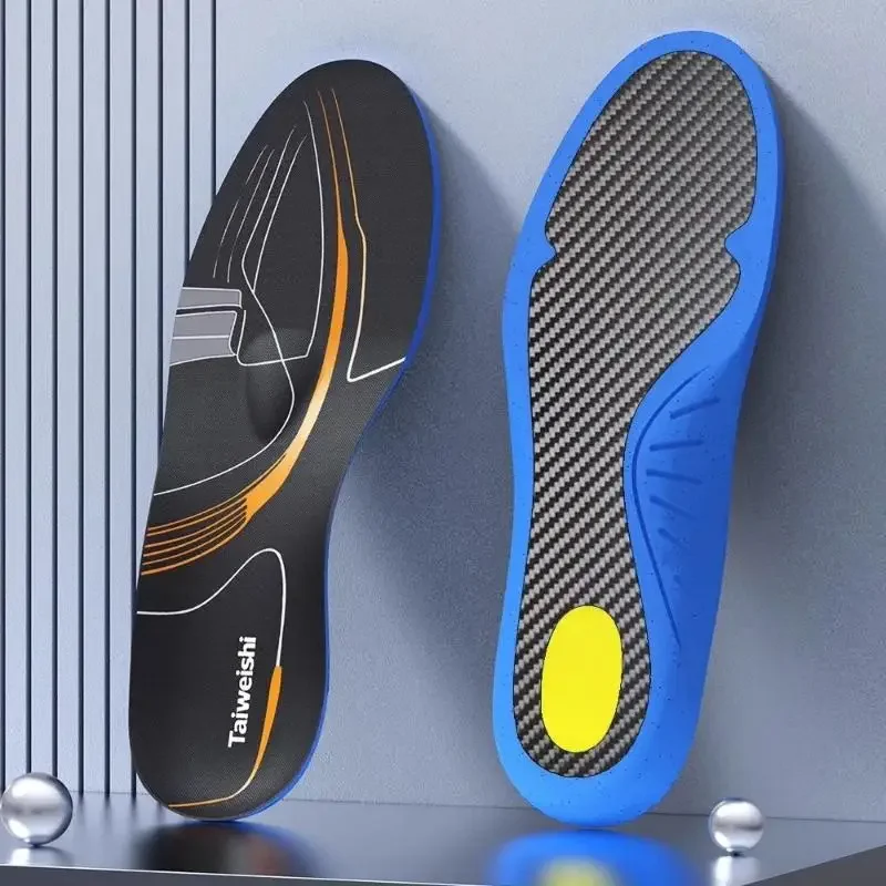 

1Pair Carbon Fiber Insoles Carbon Plate Sports Running Lightweight Football Basketball Shock Absorption Hiking Insoles