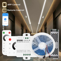 DC 24V Running Water Flowing Led Strip Light SMD2835 5M 10M 15M 20M Horse Race Tape Lamp with SP636E BanlanX App 2.4G Controller
