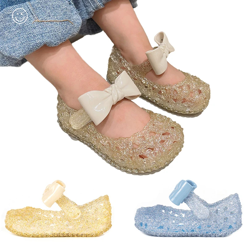 2024 Summer Sandals for Girls Kids Shoes Fashion Casual Baby Beach Princess Girl Shoes Infants Non-slip Comfortable Shoes Naipe