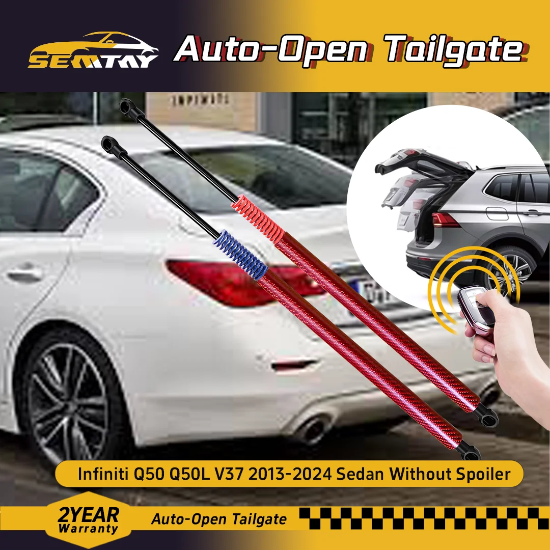Автоматические подъемные стойки багажника с пружиной для Infiniti Q50 Q50L V37 2013-2024 седан, задняя дверь багажника, подъемные опоры багажника
