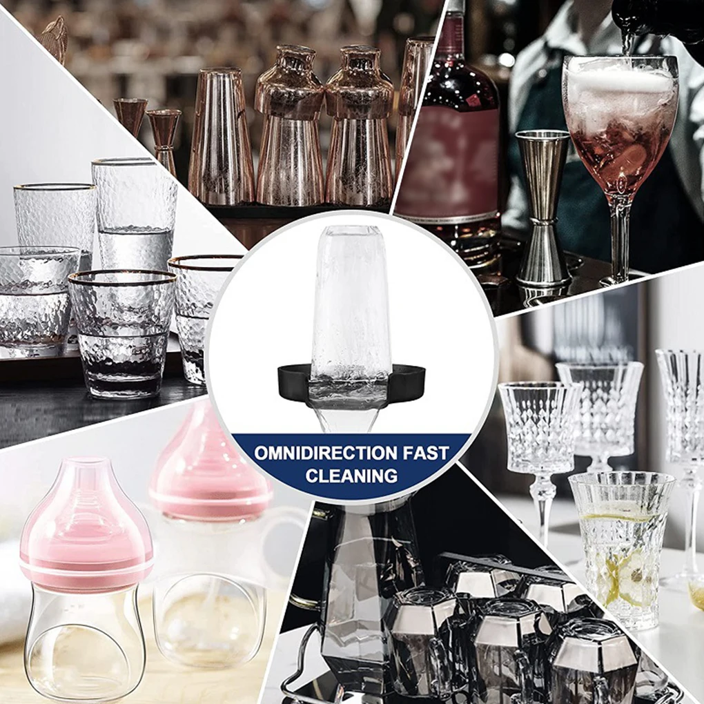US Glass Washer Kitchen Automatic Faucet Sink Spray Cup Washing Pitcher Upgrade Pressing Bottle Cleaning Household