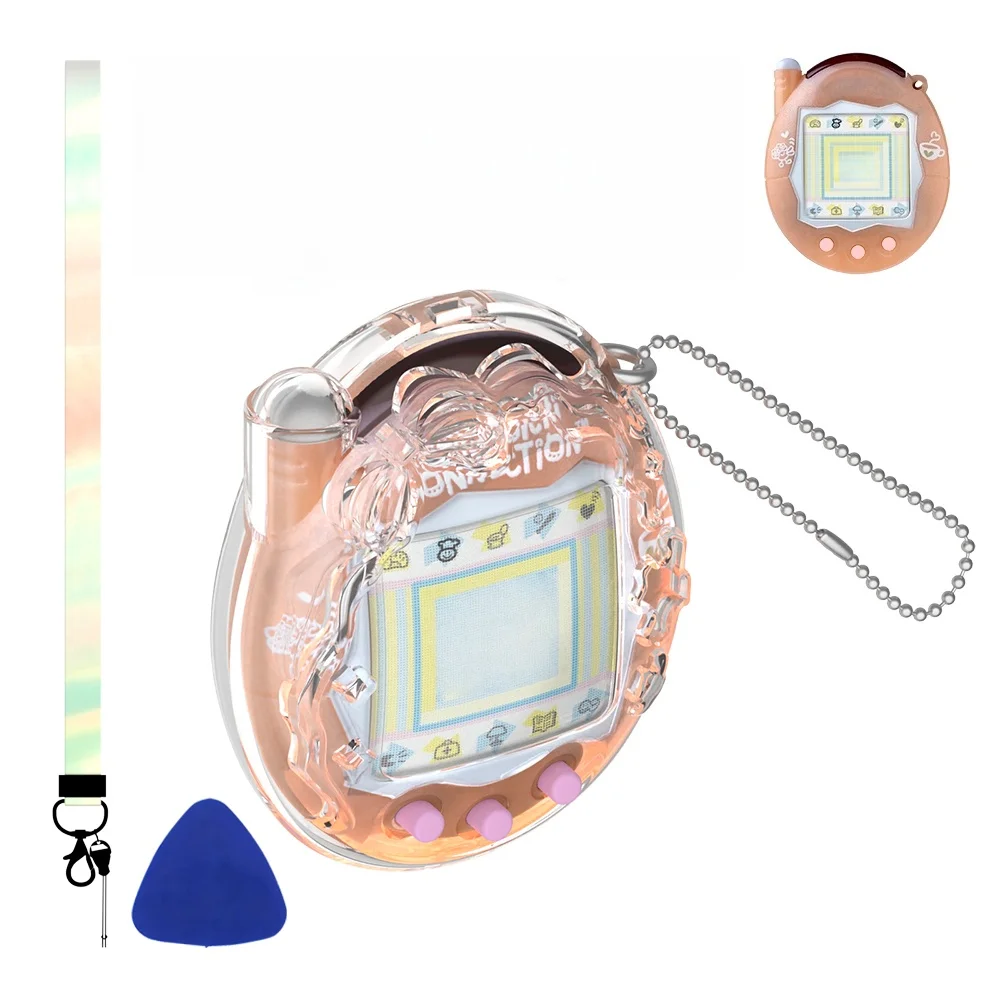Protective Case for Tamagotchi Connection Clear PC Hard Shell Cover Electronic Pet Waterproof Sweatproof Protective Cover