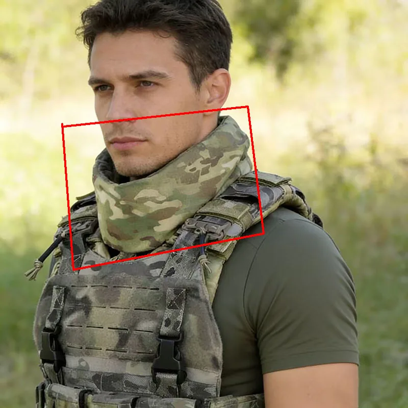 

Тактическая защитная броня для шеи: регулируемый воротник-удлинитель для жилета, комплект для охоты и тренировок по стрельбе