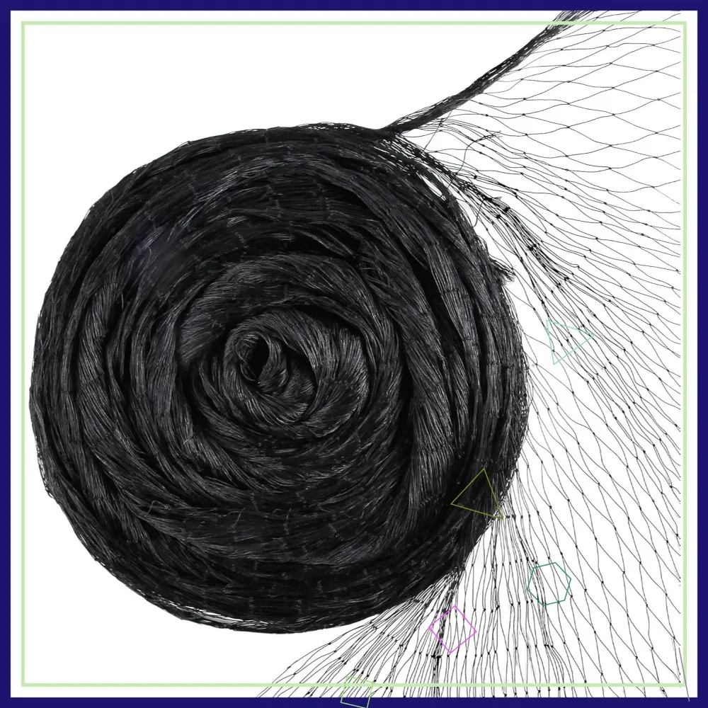 

50' x 50' Heavy Duty Garden Netting, 1" Mesh Bird Deer Fence for Fruit Trees & Vegetables