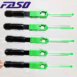 FASO SC/APC Optical Fiber Fast Connector SOC Fusion Splice-on Connector Fiber Optic Adapter