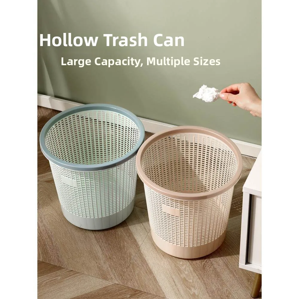 

Large Size Plastic Tra Can Hollow out Me Kitchen Batoom Toilet Garbage Bin Home Use Fly Blue Valley Brand 2L Capaci