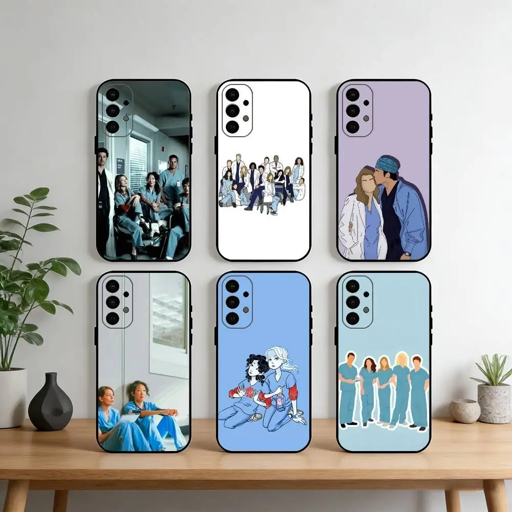 

G-GreysS A-Anatomy-Y Phone Case For Samsung S25,S24,S21,S22,S23,S30,Ultra,S20,Plus,Fe,Note,10,9,5G Black Cover