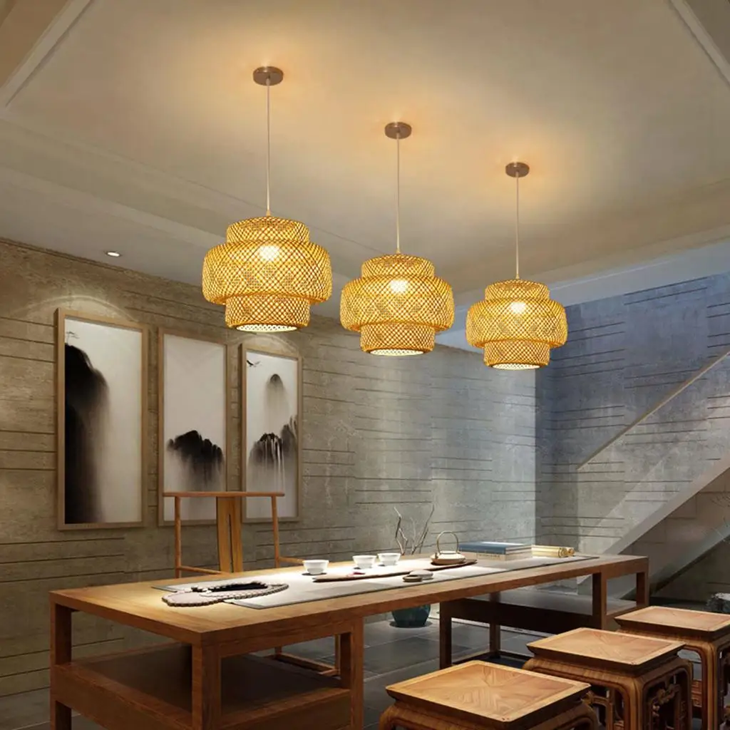 

Simple Lampshade Replacement Japanese Style Cover Removable Easy to Install