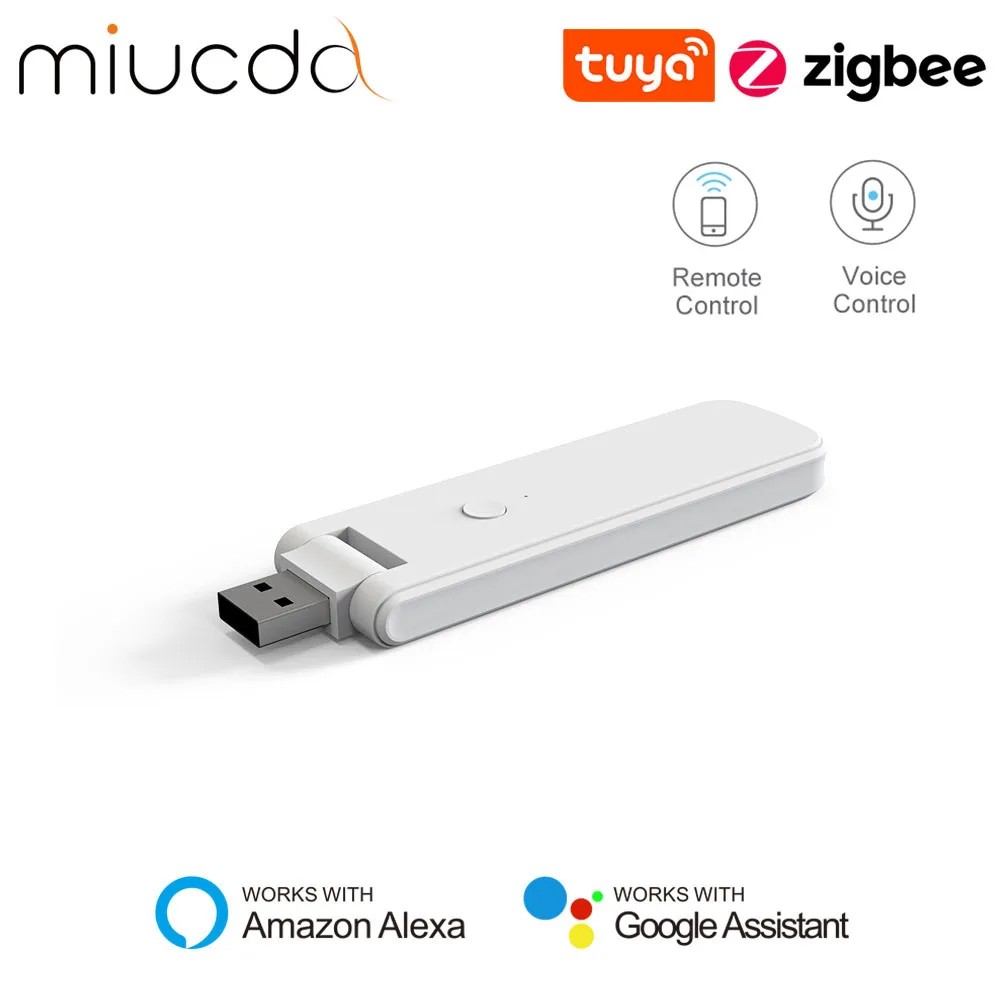 MIUCDA Tuya ZigBee Bluetooth Gateway Hub Wireless Multi-mode Smart Home Bridge APP Remote Control Works With Alexa Google Home