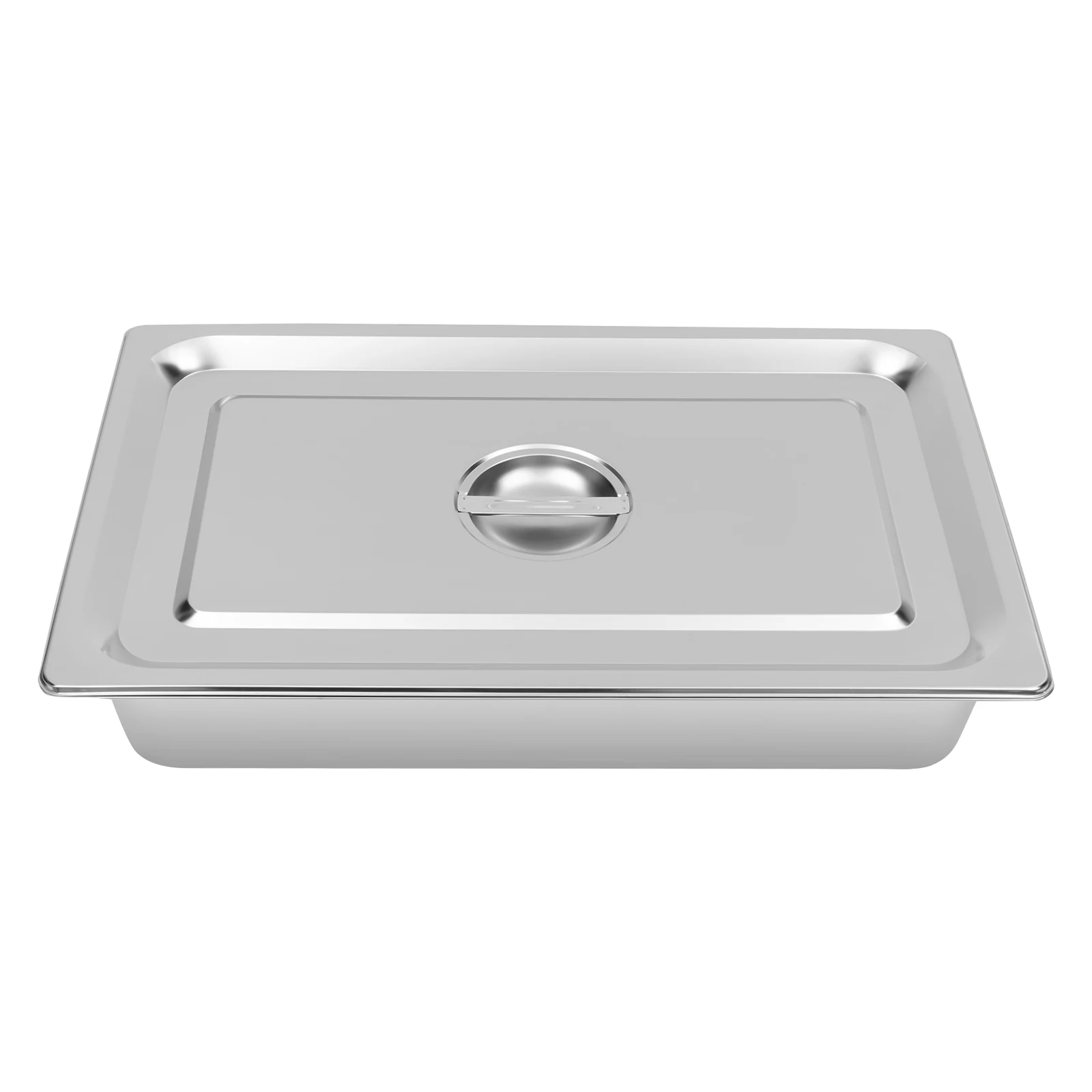 

4-Pack Hotel Pans Commercial Steam Table Pan w/ Lid Stainless Steel Food Pan For Restaurants, Hotels, Catering Companies