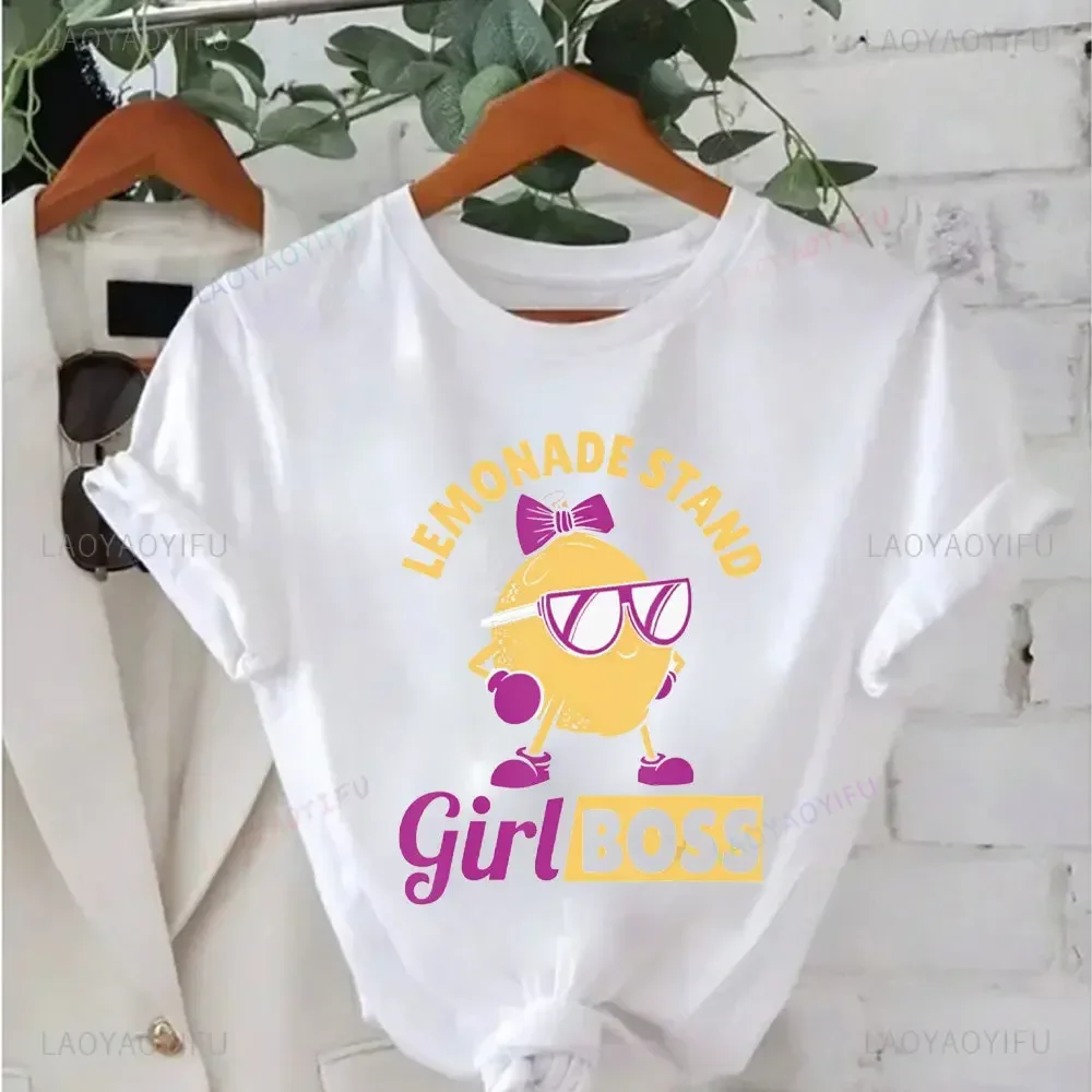 الصيف Limoncello الجرافيك الأعلى الليمون إلكتروني طباعة تي شيرت قصير الأكمام خمر الفاكهة طاقم الرقبة عارضة القطن المحملة المرأة الشارع الشهير #4