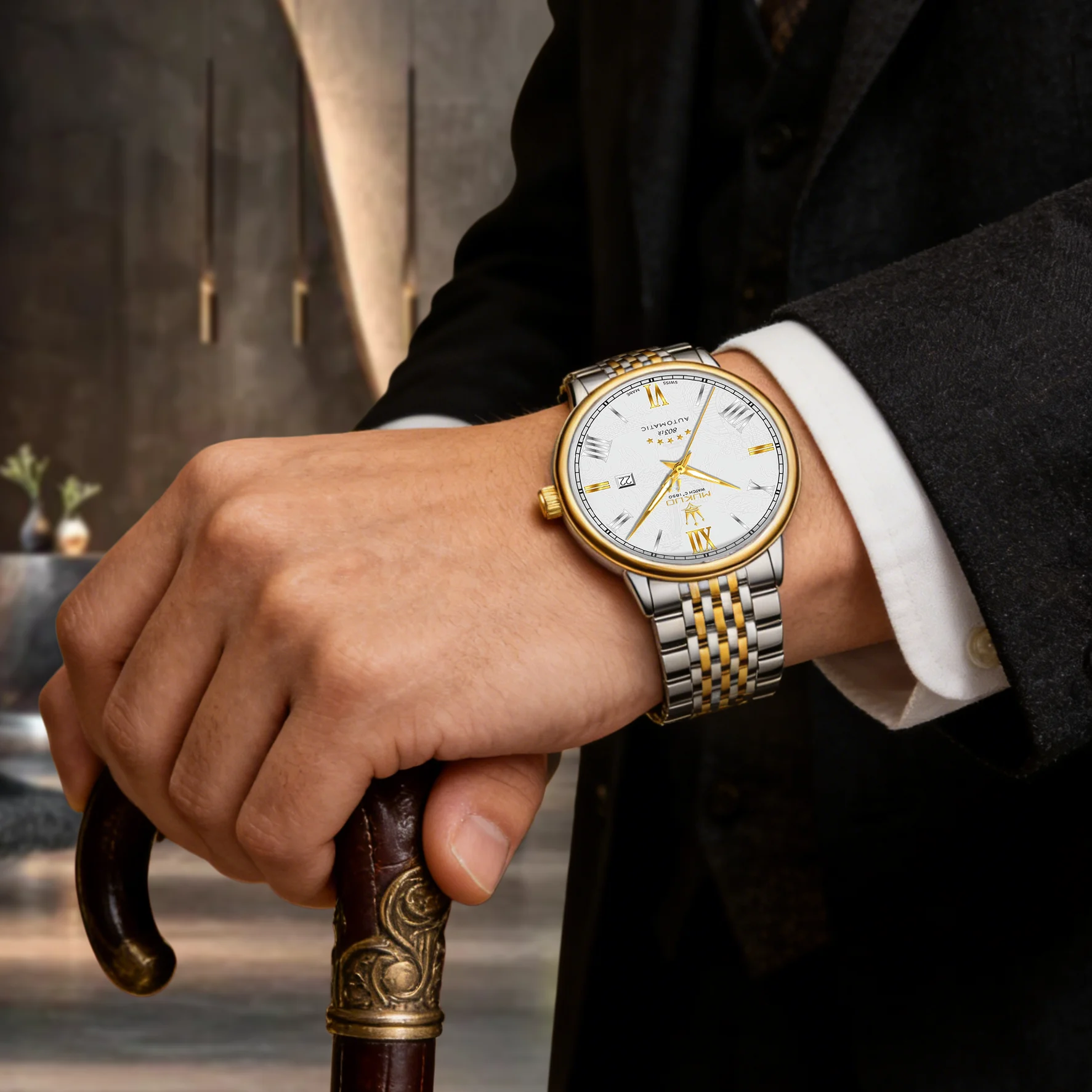 MUKUO Jam Tangan Kuarsa Pria M - Smartwatch Watches Wallpaper ulasan dan harga