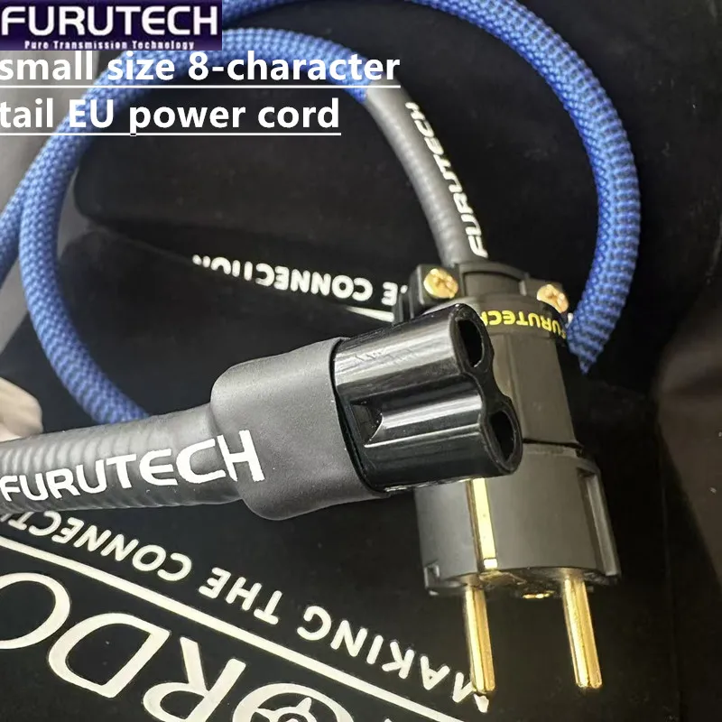 FURUTECH FI-AU 3112 câble d'alimentation câble Audio HiFi OCC EU/US haut de gamme Audio mini connecteur arrière en forme de 8 câble d'alimentation