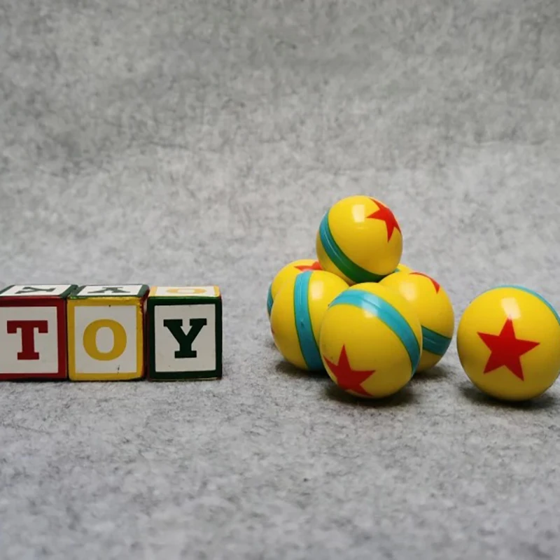 In Stock Pixar Toy Story Luxo Elastic Balls Alphabet Letter Blocks Collectible Desktop Decoration Ornament For Animation Fans - view 2
