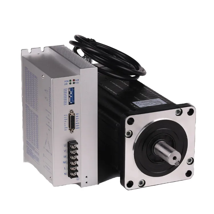 Lichuan motor stepper AC 220V Nema 51 LC31332+LC3722D hybrid 50nm with stepper motor driver for machine parts