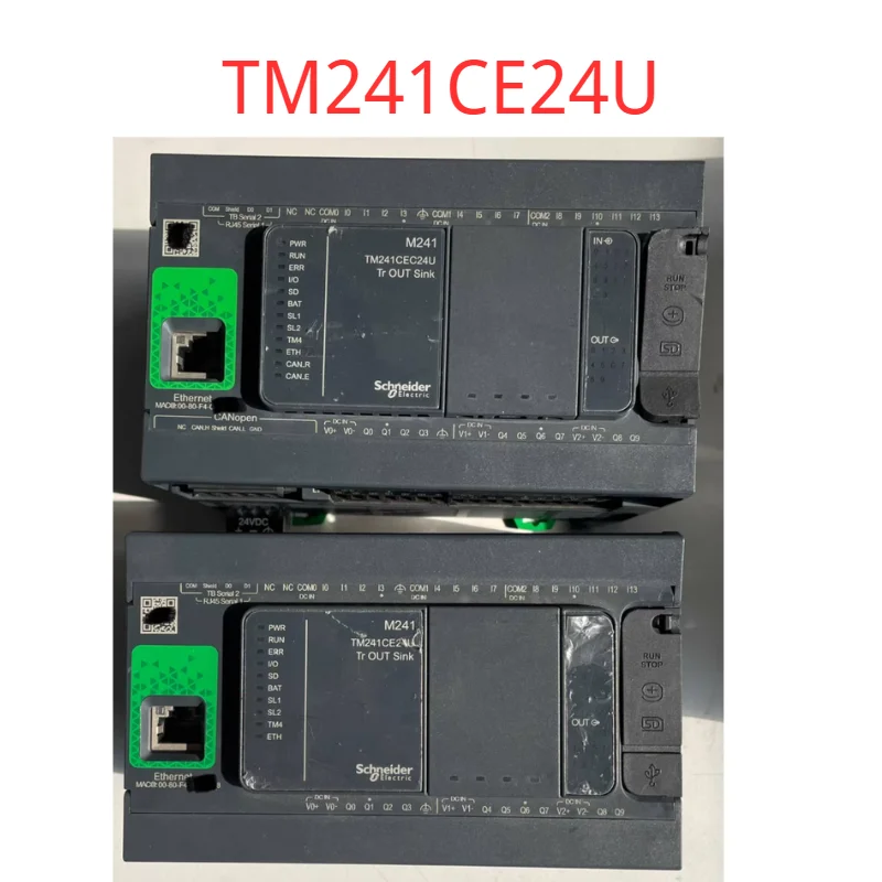 

90% new TM241CE24U PLC module tested OK