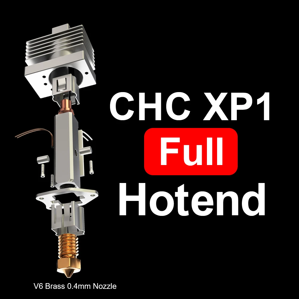 BLV CHC XP1 Hotend met hoog debiet Slijtvast verwarmingsblok voor Bambu Lab X1 P1-serie P1S TZ P1P X1E X1C 3D-printers