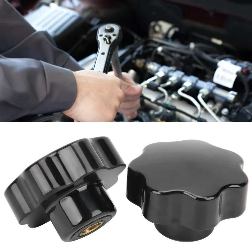 2pcs Versatile Industrial Clamping Knob Durable Practical Female Thread Knob Threaded Hand Knobs Industrial Machinery