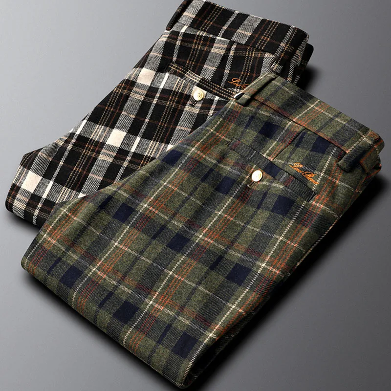 

Содержит шерсть ~ повседневные деловые брюки мужские осенне-зимние тонкие мужские толстые европейские эластичные мужские брюки