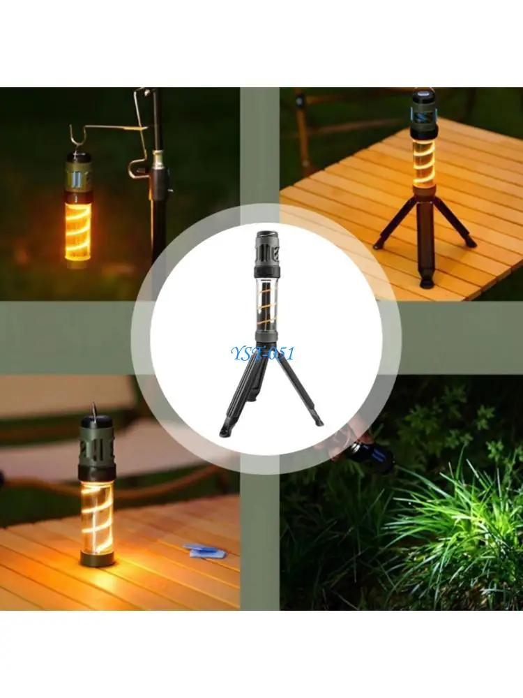 E15A Flexible Mounting Outdoor Light Highlighting Hook Base Modifiable Stand for Quick Arrange on Tents Posts Metal Exteriors