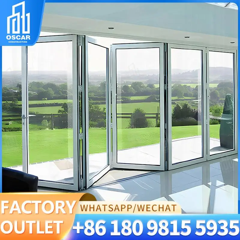 

Customizable Multi Fold Door for Commercial Spaces in Europe Factory Made Bifold Door