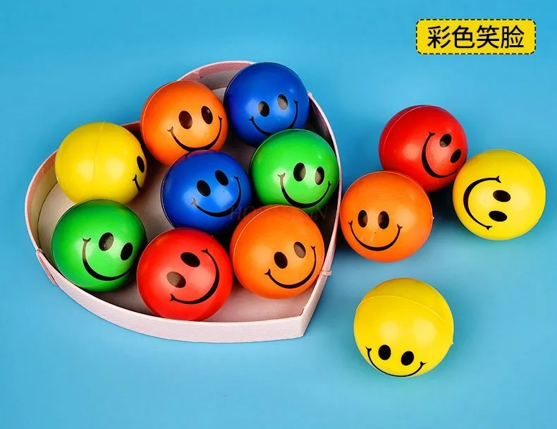12pcs/pack Sponge ball soft solid elastic racket, basketball, football, tennis, children's toy kindergarten mini ball