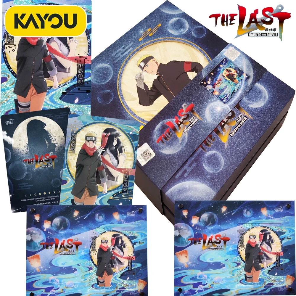 Kayou Original Anime Naruto Theatrical Version Collection Card Brick Hyuga Hinata Cartoon Q-version Character Practical Card