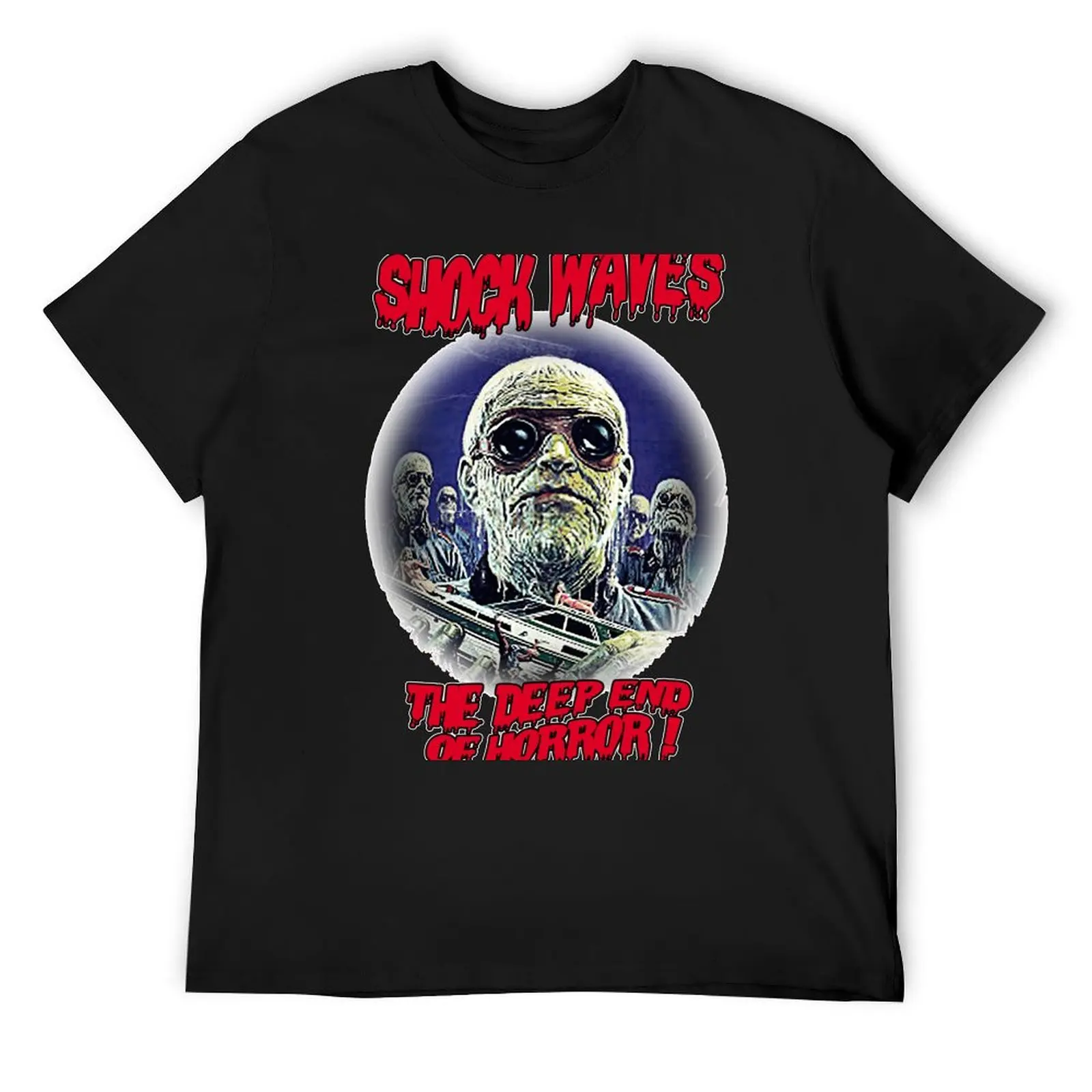 Shock Waves T-Shirt customizeds anime anime stuff Short sleeve tee men