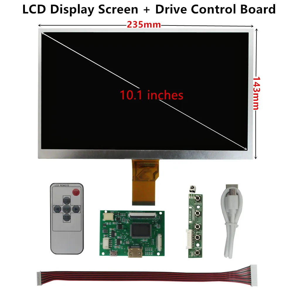 7/8/9/10.1 بوصة شاشة عرض LCD مجموعة لوحة القيادة HDMI متوافق مع Raspberry Pi/PC/الكمبيوتر المحمول المحمولة متعددة الوظائف لتقوم بها بنفسك مراقب