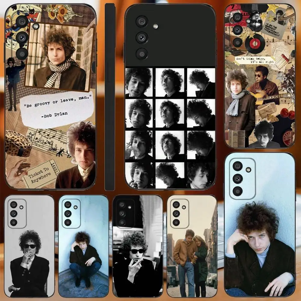 

Singer B-Bob Dylan Phone Case For Samsung Galaxy A13,A21s,A22,A31,A32,A52,A53,A71,A80,A91 Soft Black Cover