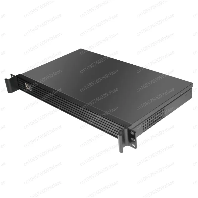 

1U Industrial Chassis Short 250 Deep Aluminum Panel Hidden Vents Power Supply Industrial Chassis