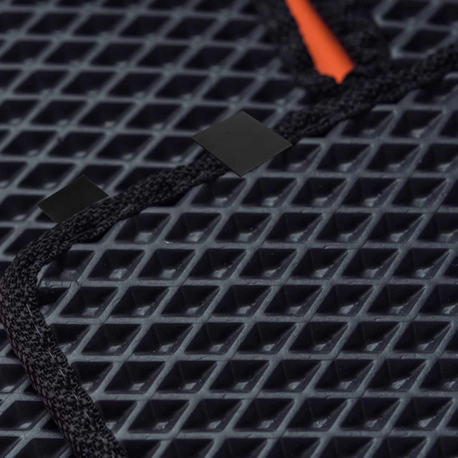 20 قطعة شريط السيارة شرائط لاصقة على الوجهين المتشابكة النسيج السحابة السيارات الكلمة حصيرة القابض هوك حلقة الشريط للمنزل مكتب #3