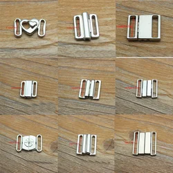 5PCS DIY Alloy Bra Clip Swimwear Clickers Bikini Front Closure Bra Buckle Women Underwear Belt Buckle hebilla boucle ceinture