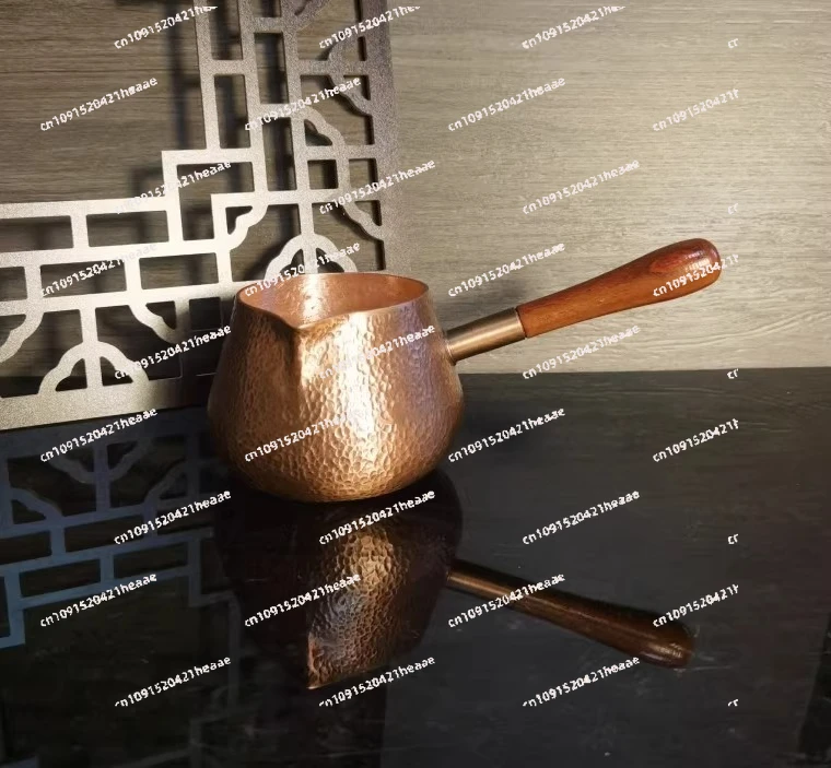 

Suitable for red copper make old side pot bake color side pot to boil teapot hammer evenly tea set to divide teapot