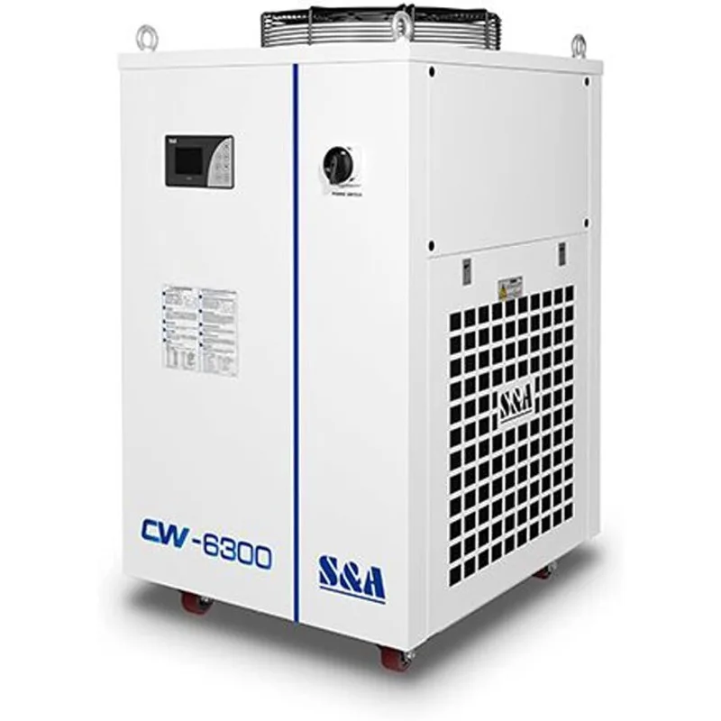 Custom S&A CW-6300 Industrial Water Chiller High-Precision Circulating Cooling Chiller For Laser Processing Equipment