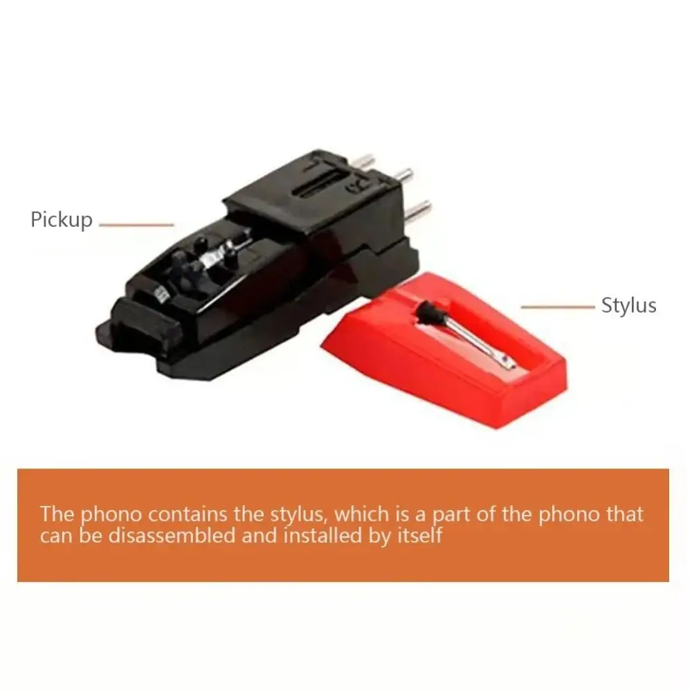 Retro Audio Turntable Stylus Hi-Fi Repairing LP Records Tip Universal Vinyl Record Player Stylus Audio System