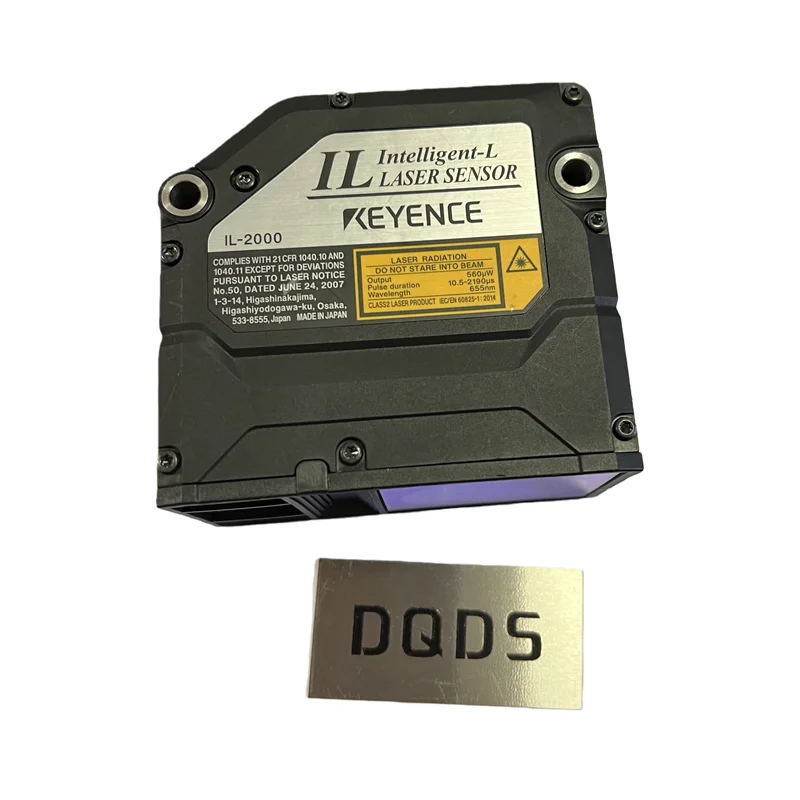 KEYENCE IL-2000 Probe of Laser Displacement Sensor Positioning Accuracy and Safety Control for Logistics Scenarios