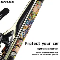 ENLEE-Película protectora para bicicleta de montaña, pegatina 3M, película para marco, bicicleta de carretera, PVC grueso, película completa para vehículo